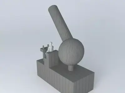 cannon Free 3D model