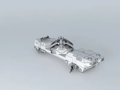 MPC Comet - Mobile Plasma Cannon on the conveyor Elephant Free 3D model