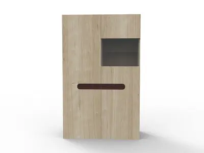 Modern Cabinet Low-poly 3D model
