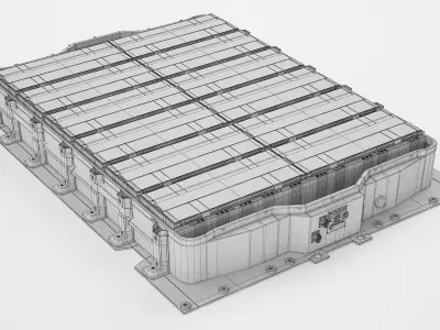 Electric Cars Battery Generic 01 3D model