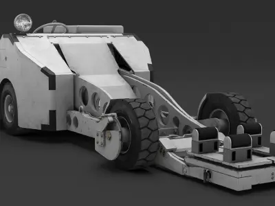 Ammunition Loading System Rigged 3D model