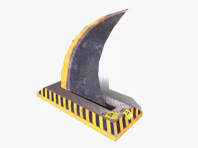 Spike Trap Low-poly 3D model