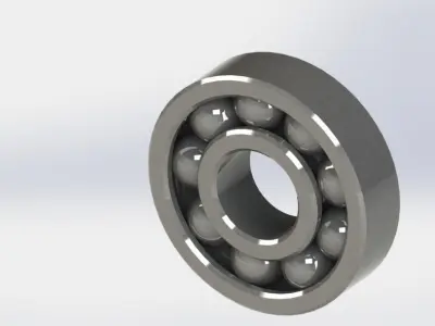 Bearing spherical roller Free 3D model