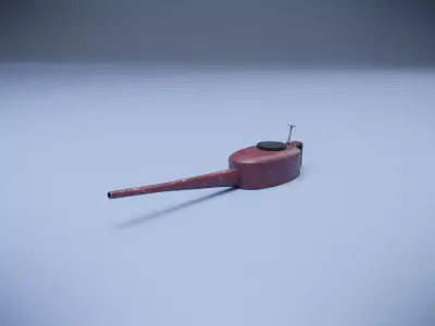 Oilcan Low-poly 3D model