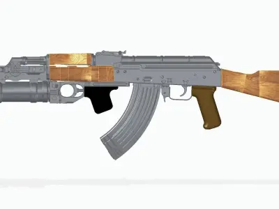 GP-25 acessories 3D model