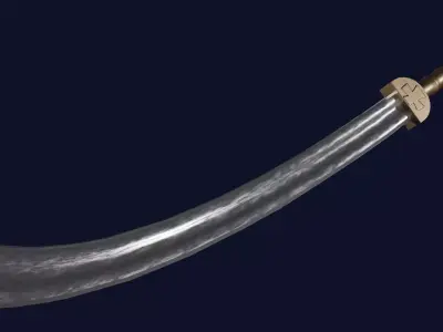 Khora sword with Gladius handle Low-poly 3D model