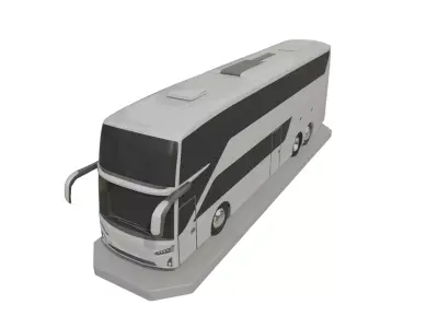 Diamante Double Decker Concept Prototype Low-poly 3D model