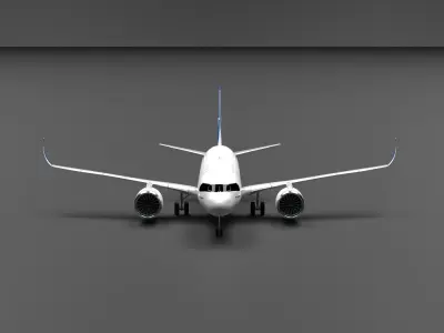 Airbus A320 NEO SAS Livery  3D model
