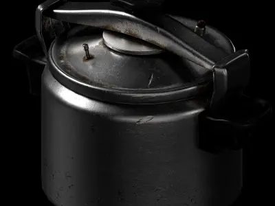 Pressure Cooker  Free low-poly 3D model
