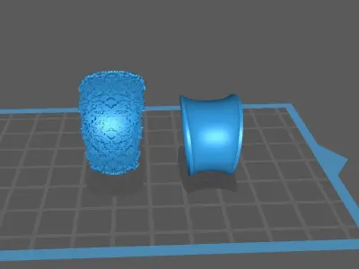 Big  Ring 3D Print Model 13 mm width 3D print model