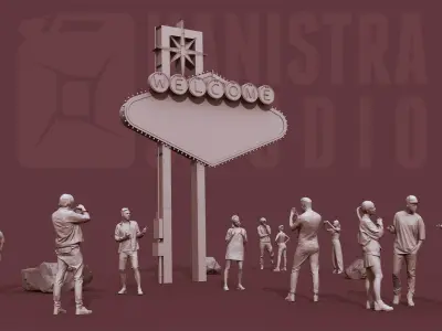 Hyperrealistic Lowpoly Essentials 3D model