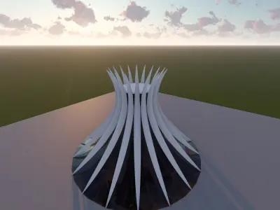Cathedral Of Brasilia Free 3D model