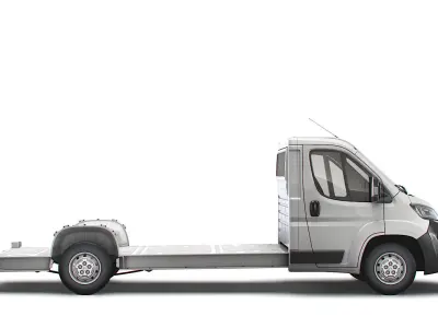 Citroen Jumper 3540 L4 platform cab 2021 3D model