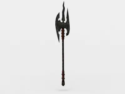 Axe harry potter wand Low-poly 3D model