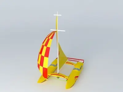 Double hull Free 3D model