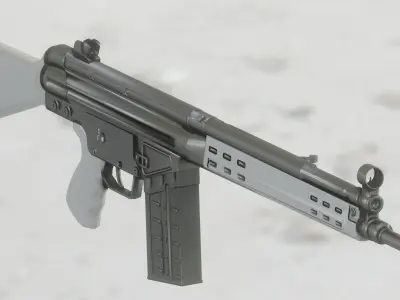 HK G3 Hi-Poly 3D model