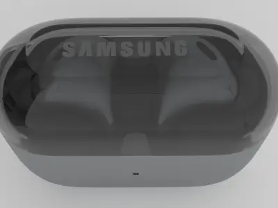 Galaxy Buds 3 pro silver 3D model