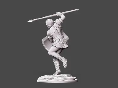 gladiator - 35mm scale 3D print model