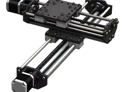 Linear Module - Screw Drive 3D model