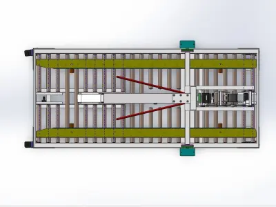 Box sealing machine 3D model