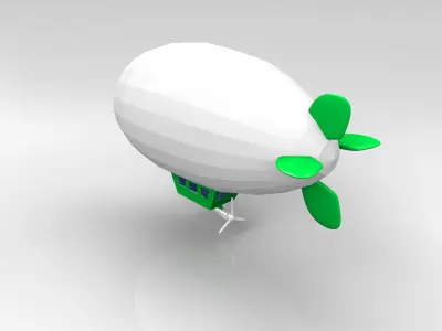 Zeppelin 3D model