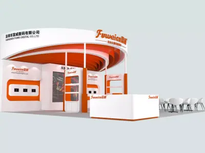 Exhibition - Area - 9X9-3DMAX2012-012 3D model