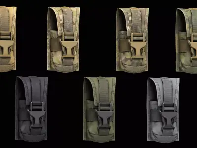 USGI Paraclete 330D Thermobaric Pouch Low-poly 3D model