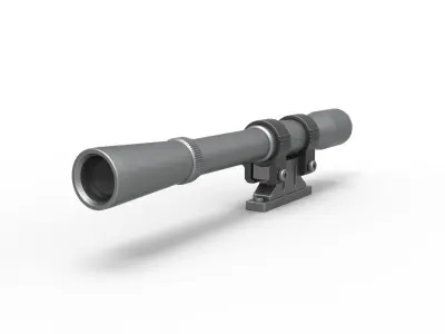 Scope for cosplay blaster 10 3D print model