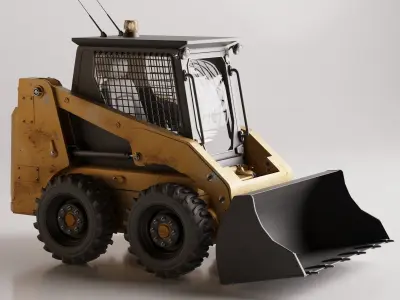 PhotoRealistic SkidSteer Loader High quality by Terlan125 3D model