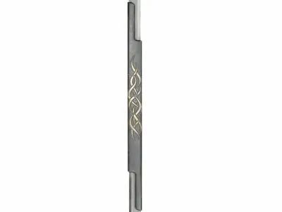 Double sword 10 Low-poly 3D model