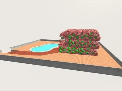 train eater home  Low-poly 3D model