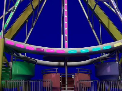 Ferris Wheel 3D model purchase