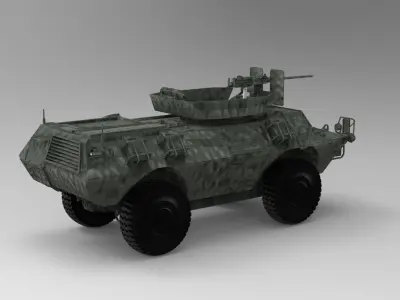 M1117 ASV Vehicle 3D model