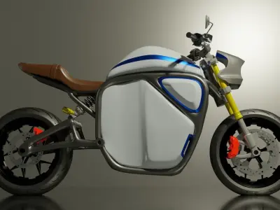 Motorcycle Prototype Design 1 Free 3D model