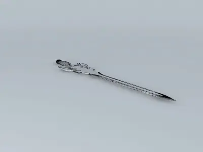 Fantasy Sword Free 3D model get