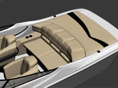 high-class canoes model 3d  3D model