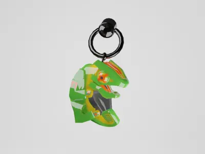 Apex Legends Chameleon Weapon Charm Low-poly 3D model