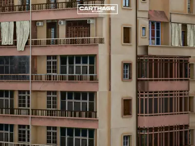 Arabic Neoclassical Mixed Residential and Commercial Building Low-poly 3D model