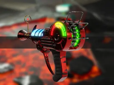 Raygun - COD Black Ops Zombies 3D Model Free 3D model