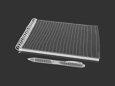  Spiral Notepad &amp; Pen Model 