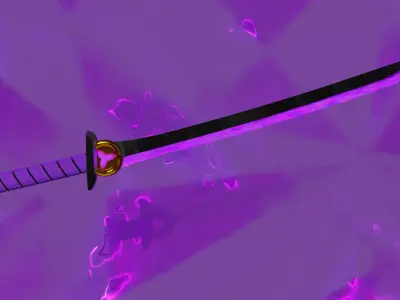 crystal sword 3D model