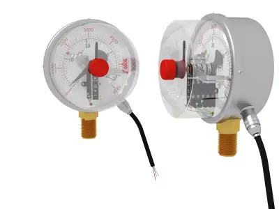 electron Pressure Gauge 3D model