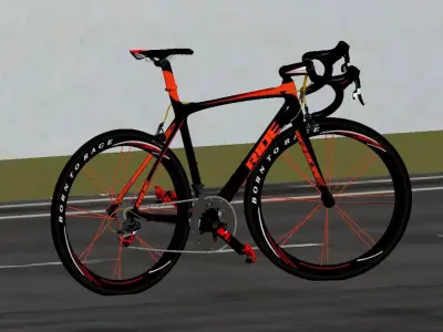  Road Bike 3D model