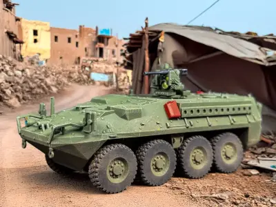 Stryker US Army Military Vehicles 3D Prints 3D print model