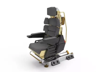 Pilot Seat 3D model from CGTrader