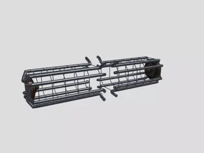 SuperCollider metal rack Free 3D model