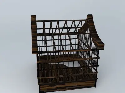 bird cage cage Free 3D model