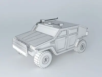 Bronevyk uluschennoy mynnoy zaschytoy BARS Free 3D model