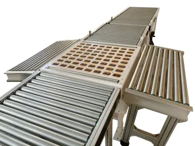 High-Speed Logistics Parcel Sorting Balance Wheel Sorter-2 3D model
