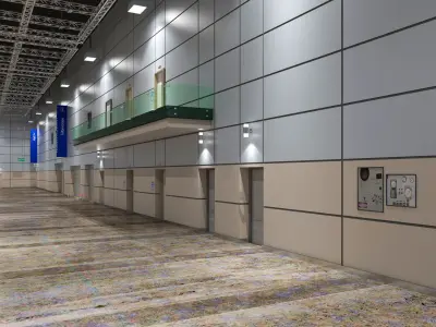 Exhibition Hall interior 8 3D model